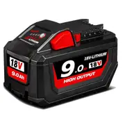 Tavice Milwaukee Compatible 18V M18 9ah High Output Lithium Ion Battery