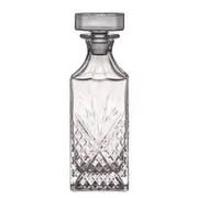 Ophelia Crystal 700ml Whisky Decanter Glass Bottle Liquor Carafe Container Clear