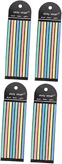 ARTIBETTER 2pcs Colored Page Markers Books of Translucent Highlight Strips for Easy Annotation Practical Guide for Readers for Students and Beginners Vibrant Household Bookmarking