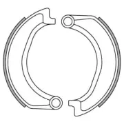 New NEWFREN Brake Shoe For BMW R50/5, R60/5, R60/6, R75/5 1-GF1257