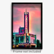 Pixel Art Poster - Velvety Canton (8 Bit Psychedelic Trippy Video Game Print)