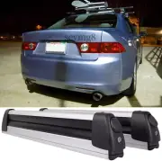 Car Top Roof Racks Corssbar Ski Snowboard Carriers w/Lock For Acura TLX TSX TSX