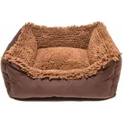 Dog Gone Smart Pet Products Dirty Lounger Bed Brown 31" X 27" Large Super Comfy