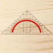 45 Degree Geometry Triangle Ruler Protractor Drawing Set Hot~