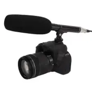 Interview Microphone Camera Condenser Mic High Sensitivity for Meeting Recording