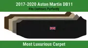 Lloyd Luxe Small Trunk Carpet Mat for '17-20 Aston Martin DB11 w/British Flag (for: Aston Martin)