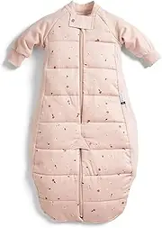 ergoPouch Sleep Suit Bag 2.5 TOG – 4–6 Years – Daisies Print – 400 Thread Count Organic Cotton – Converts to Sleep Suit with Legs – Sleeping Bag & Suit in One – for Infants, Toddlers & Kids