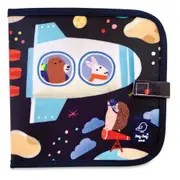 Jaq Jaq Bird - Doodle It & Go Erasable Book - Jaq Jaq Bird & Friends - Spaceships