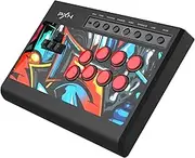 PXN X8 Arcade Fight Stick - Arcade Stick mit tastaturähnlichen Richtungstasten, Blue-Switch-Mechaniktasten, Turbo-Funktion - Arcade-Kampf Controller für PC, PS3, PS4, Xbox und Switch
