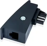 BIGtec TAE RJ45 DSL Adapter Cable Adapter TAE-F Male to RJ45 Female 8P2C Modular Adapter Telephone Cable Adapter Router