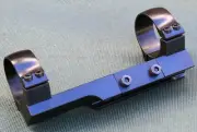 BAIKAL rifle scope mounts, 30mm rings and bases, STEEL Gloss finish.