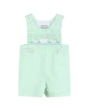 Lil Cactus Seersucker Easter Bunny Smocked Jon Jons
