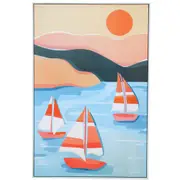LVD Framed Canvas Summer Sail Home/Living Room Hanging Wall Decor 40x60cm