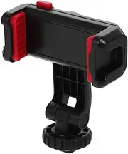 Phone Tripod Mount with Cold Shoe Adapter Smartphone Holder for Rotation Compatible with Cameras and Tripods for Vlogging and Photography