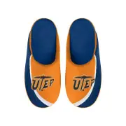 FOCO NCAA Men's UTEP Miners 2022 Big Logo Color Edge Slippers