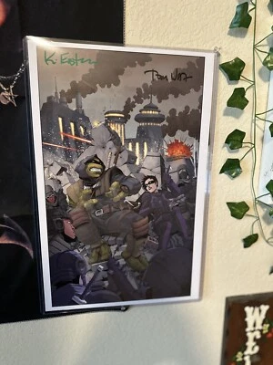 TMNT The Last Ronin Art Print SIGNED by Kevin Eastman and Tom Waltz