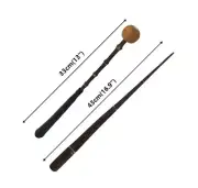 BLCAK BAMBOO ROOT MALLET, STICK (CHAE) FOR CHANGGO or JANGGU KOREAN DRUM MALLET