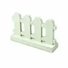 New Lego Building Toy White Picket Fence Replacement Piece Many Sets 33303