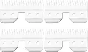 VRMETA 4 Pcs Fast Feed Ceramic Blades Fit Oster Fast Feed Clipper Oster A5 Fast Feed Ceramic Cutters Blade Fast Feed Replacement Blade Fit Wahl KM Series