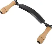 Draw Shave Tool, Curved/Straight Draw Knife for Log Debarking, Ergonomic Tree Bark Removal Woodworking Tool, Professional Log Furniture Making Drawknife (Curved
