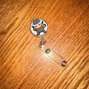 Cute Horror Freddy Krueger Name Badge Holder, Retractable, Ships Free By Stamp