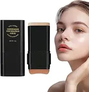 Foundation Makeup Stick | 15g Portable Contour Foundation 15g,Long-lasting Face Concealer Cream for Women Girls, Facial Primer
