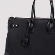 [Saint Laurent] Saint Laurent-Black Ysl Duffle Bag-Uomo OS OS