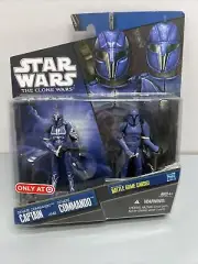 Star Wars The Clone Wars Senate Commando Captain & Senate Commando 2009 - NEW