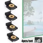 Durable Frameless Bathroom Mirror Mounting Kit with Easy to Install Process