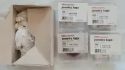 Lot Of 5 Jewelry Or Small Item Tags With String Attached 4 New In Pk 1 Box Damag