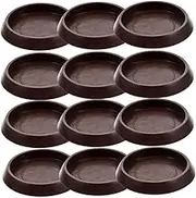 Gadpiparty 15Pcs Chair Feet Protectors Round Furniture Pads for Stability Shock Absorption Caster Cups Floor Protectors for Tables Chairs Easy Installation Compact