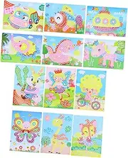 NUSITOU 1 Set Crafting Supplies for Diamond Art Stickers Diamond Sticker Paint Pictures Small Alphabet Stickers Sticker for Ages 4-8 Kid Stickers Sticker Mosaic Kit