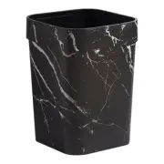 Square Plastic Marble Pattern Marbling Decorative Garbage Container Condos Home