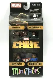 Diamond Select Marvel Minimates Luke Cage 4-pack figures NEW! Misty, Cottonmouth