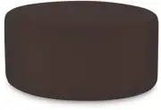 James Allan HEOF94645 Sensibility Round Ottoman Cover - Cover - Chocolate