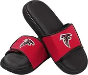 FOCO Mens NFL Team Logo Sport Shower Foam Slide Flip Flop Sandals