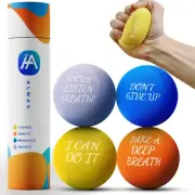 Balls for Adults 4 Density Hardness, Squeeze Ball Physical Therapy 4 Pack Han...