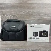 Canon EOS M50 Mark II 24.1MP Mirrorless Camera Black EF-M15-45 IS STM Kit