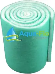 Aqua-Flo 12" Pond & Aquarium Filter Media, 72" (6 Feet) Long x 1" Thick (Green/White)