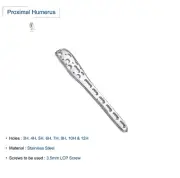 Proximal Humerus Set of 8pcs SS Veterinary