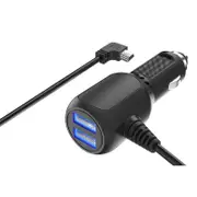 Nevenka Dual USB Car Charger for Garmin Nuvi Mini USB Charing Cord Vehicle Power Adapter