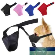 Dog Muzzle Anti Stop Bite Barking Biting Chewing Training Pet Soft Light Nylon