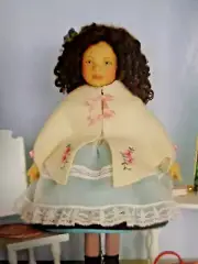 10" 11" 12" 13" Civil War Era Doll Cape Pattern / Sieg