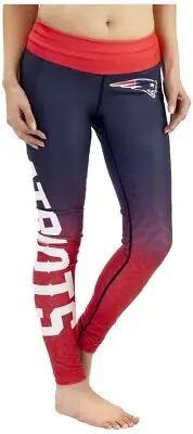 FOCO NFL New England Patriots Gradient Print Leggings Women's Medium