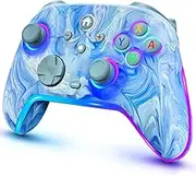 Wireless Switch Controllers for Nitendo Switch/OLED/Lite, 1200mAh Switch Pro Controller with 10 Color Light Modes, Rechargeable Switch Turbo Control with Vibration, 6-Axis Gyro, Turbo, Wake Up