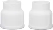 TIG WELDING CUPS CERAMIC NOZZLE ACCESSORY KIT FOR PRECISE WELDING PERFORMANCE WHITE TWIN PACK DB SR WP 9 20 25