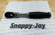 Snap-on Tools NEW DARK TITANIUM Soft Grip 3/8" Drive Flex Head Ratchet -FHF80ADT