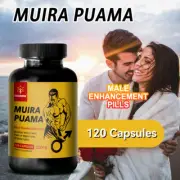 120 Capsules Muira Puama Libido Enhancement Sexual Function Support for Men
