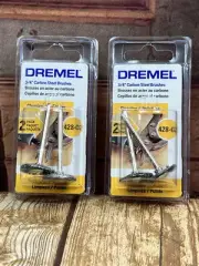 DREMEL 428-02 ROTARY POWER TOOL 3/4" CARBON STEEL BRUSH ATTACHMENT Lot 2