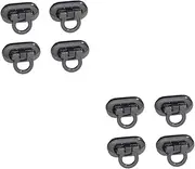 VILLFUL 2sets Purse Lock Metal Bag Lock Fashion Design Light Weight Zinc Alloy 4pcs*2